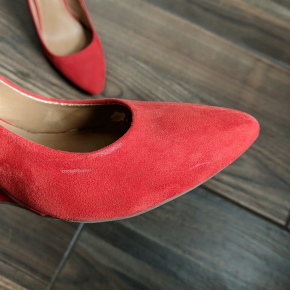 Red Cosmopolitan wedge heels - Picture 2 of 4